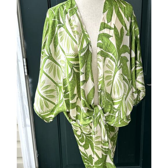 NWT Feels Like Sunshine Cardigan Ruana Wrap, OS Tropical Breeze Beach Resort - Picture 4 of 7
